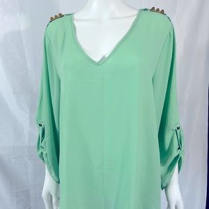 Pastel Green Blouse